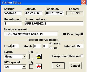 Aprs ui-view32 fixed station manual instructions